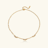 Fortune Diamond Clover Necklace