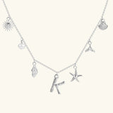 Avella Jewellery Ocean Initial Necklace