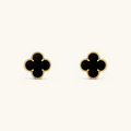 CLOVER | BLACK EARRINGS