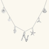 Avella Jewellery Ocean Initial Necklace