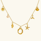 Avella Jewellery Ocean Initial Necklace