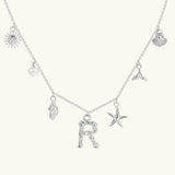Avella Jewellery Ocean Initial Necklace