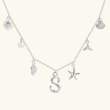 Avella Jewellery Ocean Initial Necklace