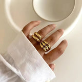 Cassiel Layered Gold Ring