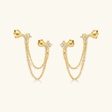 Kendall Diamond Chain Stud