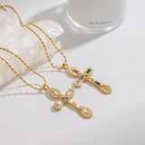 Olea Diamond Crucifix