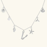 Avella Jewellery Ocean Initial Necklace