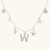 Avella Jewellery Ocean Initial Necklace