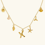 Avella Jewellery Ocean Initial Necklace
