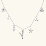 Avella Jewellery Ocean Initial Necklace