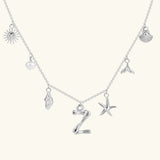 Avella Jewellery Ocean Initial Necklace