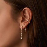 Brooke Removable Charm Hoops