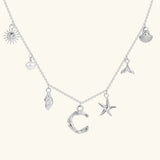 Avella Jewellery Ocean Initial Necklace