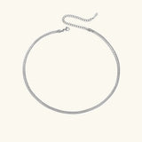 Elizabeth Gold Herringbone Necklace