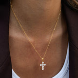 Wynter Diamond Cross Necklace