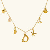 Avella Jewellery Ocean Initial Necklace