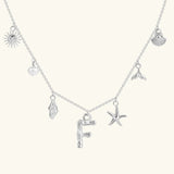 Avella Jewellery Ocean Initial Necklace