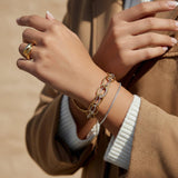 Ramona Two Tone Multi Link Bracelet