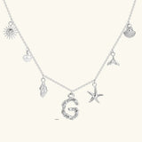 Avella Jewellery Ocean Initial Necklace