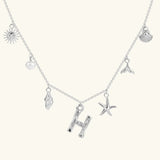 Avella Jewellery Ocean Initial Necklace