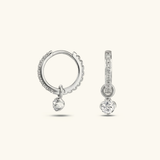 Blake Reversible Diamond Hoops