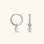 Blake Reversible Diamond Hoops