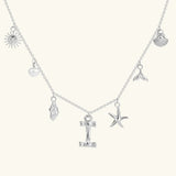 Avella Jewellery Ocean Initial Necklace
