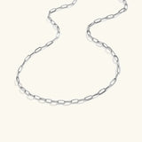 Amber Gold Chain Necklace