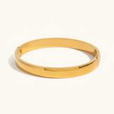 Melina Large Stacking Gold Bangle