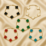 PACK OF SIX CLOVER BRACELETS