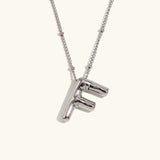 Balloon Gold Initial Necklace