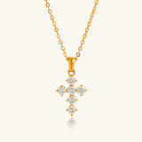 Wynter Diamond Cross Necklace