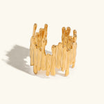 Zoella Abstract Gold Ring