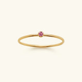 Amelia Birthstone Stacker Ring
