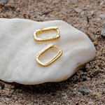 Melissa Oval Hoop Earrings