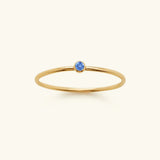 Amelia Birthstone Stacker Ring