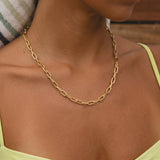 Nadia Paperclip Chain Necklace