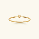 Amelia Birthstone Stacker Ring