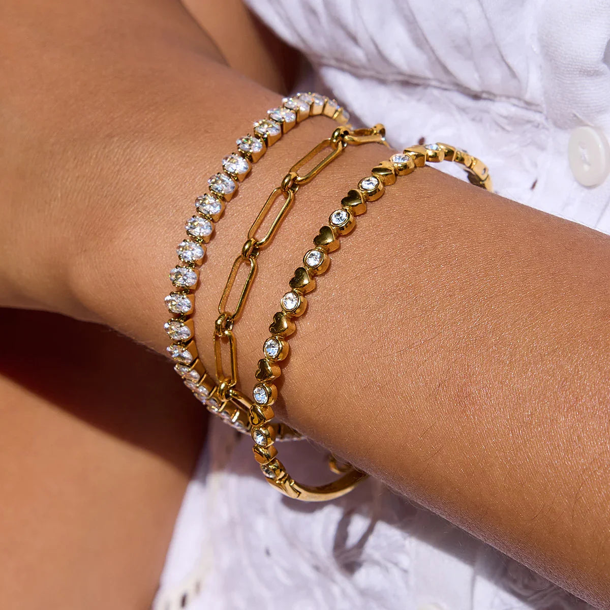 Avella Oval Cut Tennis Bracelet