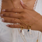 Caitlin Birthstone Pearl Necklace