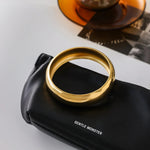 Maelis Smooth Gold Bangle