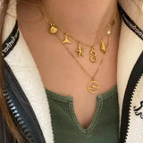 Avella Jewellery Ocean Initial Necklace