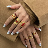 Heidi Marquise Gold Ring