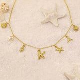 Avella Jewellery Ocean Initial Necklace