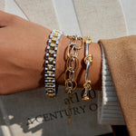 Ramona Two Tone Multi Link Bracelet