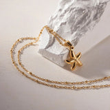Emmie Gold Starfish Pendant