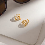 Hilda Layered Diamond Earrings