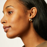 Sunna Gold Huggie Earrings