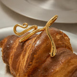 Gemmie Golden Snake Ring