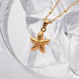 Emmie Gold Starfish Pendant